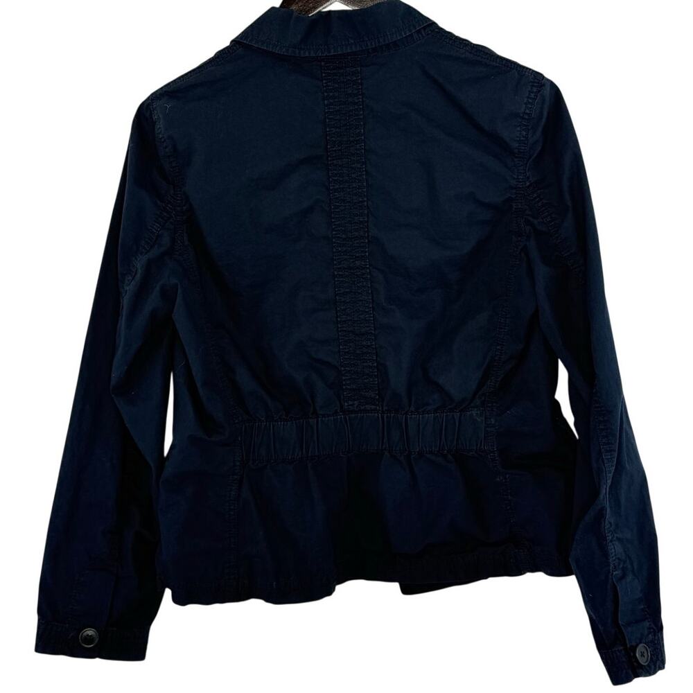 Talbots Petites Navy Utility Jacket 12P - Picture 2 of 4